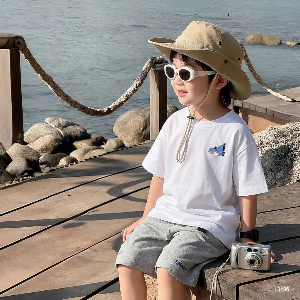 Áo thun bé trai bé gái hoạt hình Kado chất thoáng mát 3486_thumbnail_3