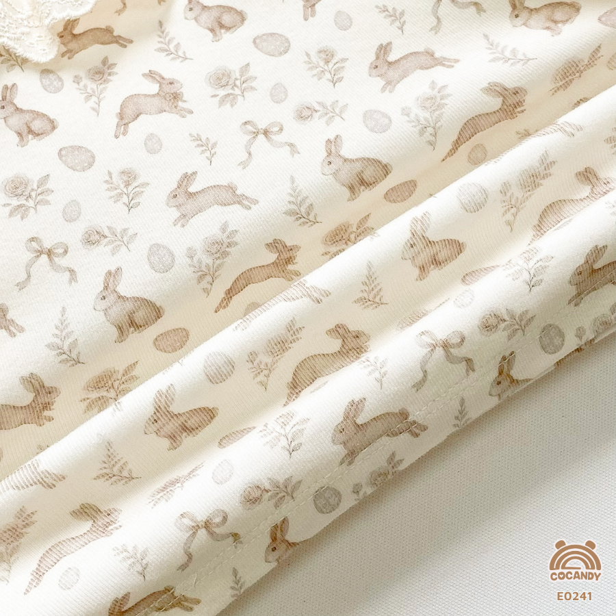 Áo dài BE họa tiết thỏ cổ ren bèo_thumbnail_4