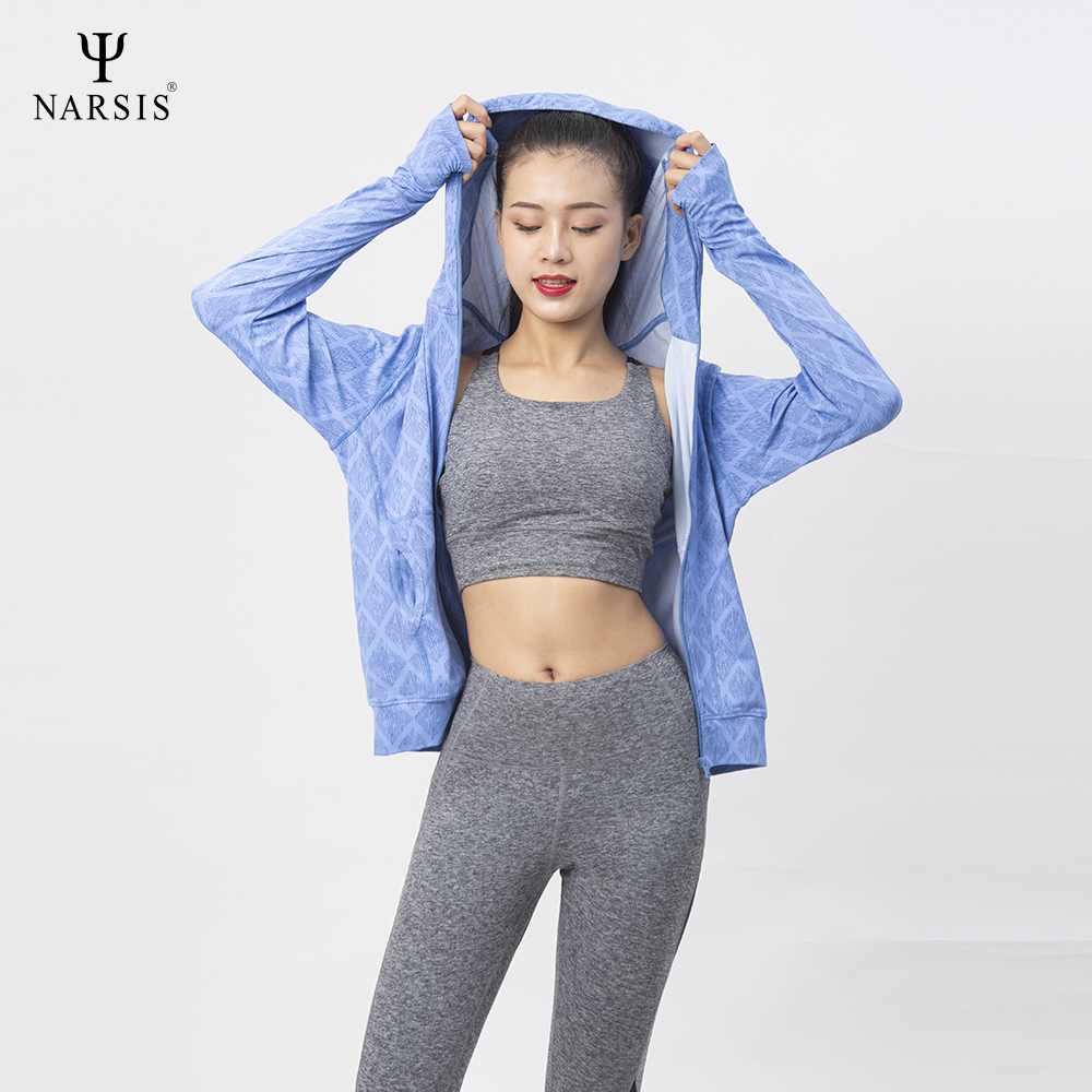 ÁO KHOÁC CHỐNG NẮNG - XANH - CHỐNG TIA UV NARSIS L23006 L23005 NARSIS CHẤT LIỆU THOÁNG MÁT, DỄ CH..._thumbnail_0