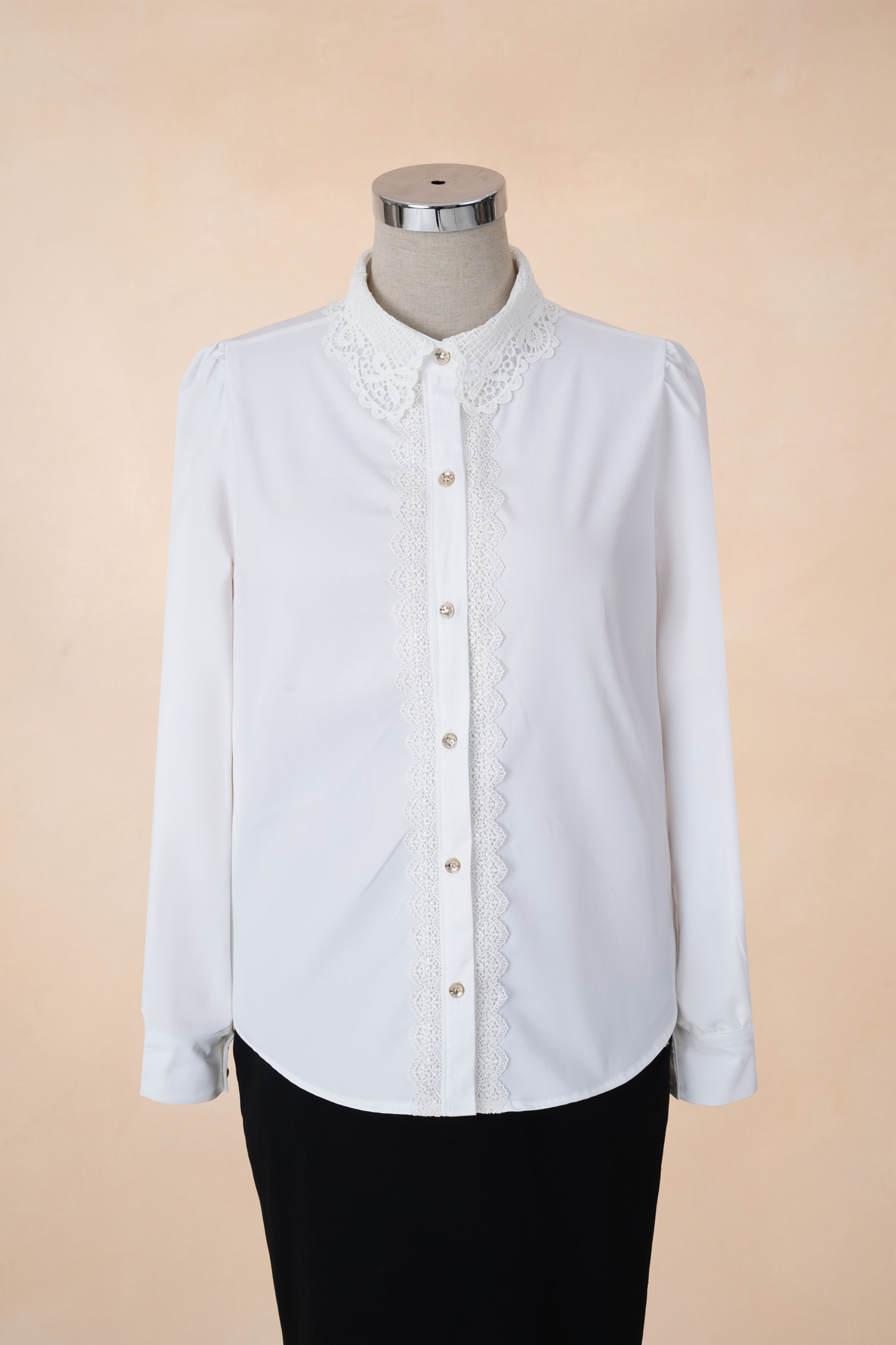 Sơ Mi Tay Dài Phối Ren_thumbnail_2