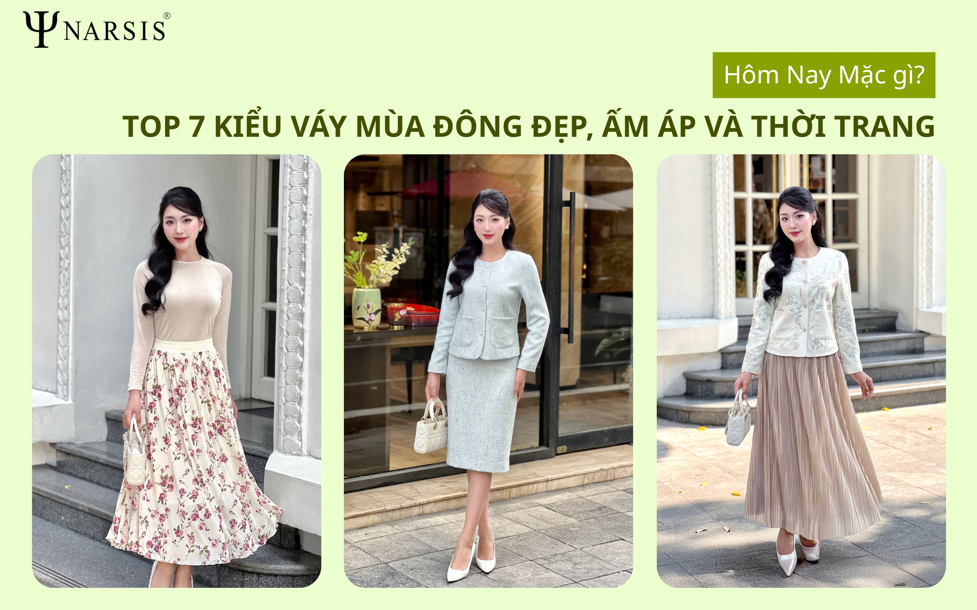Top 7 Kiểu Váy Mùa Đông Đẹp, Ấm Áp Và Thời Trang