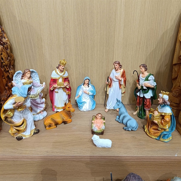 Bộ Noel Giáng Sinh 20cm (11 tượng) mẫu 1 ✔