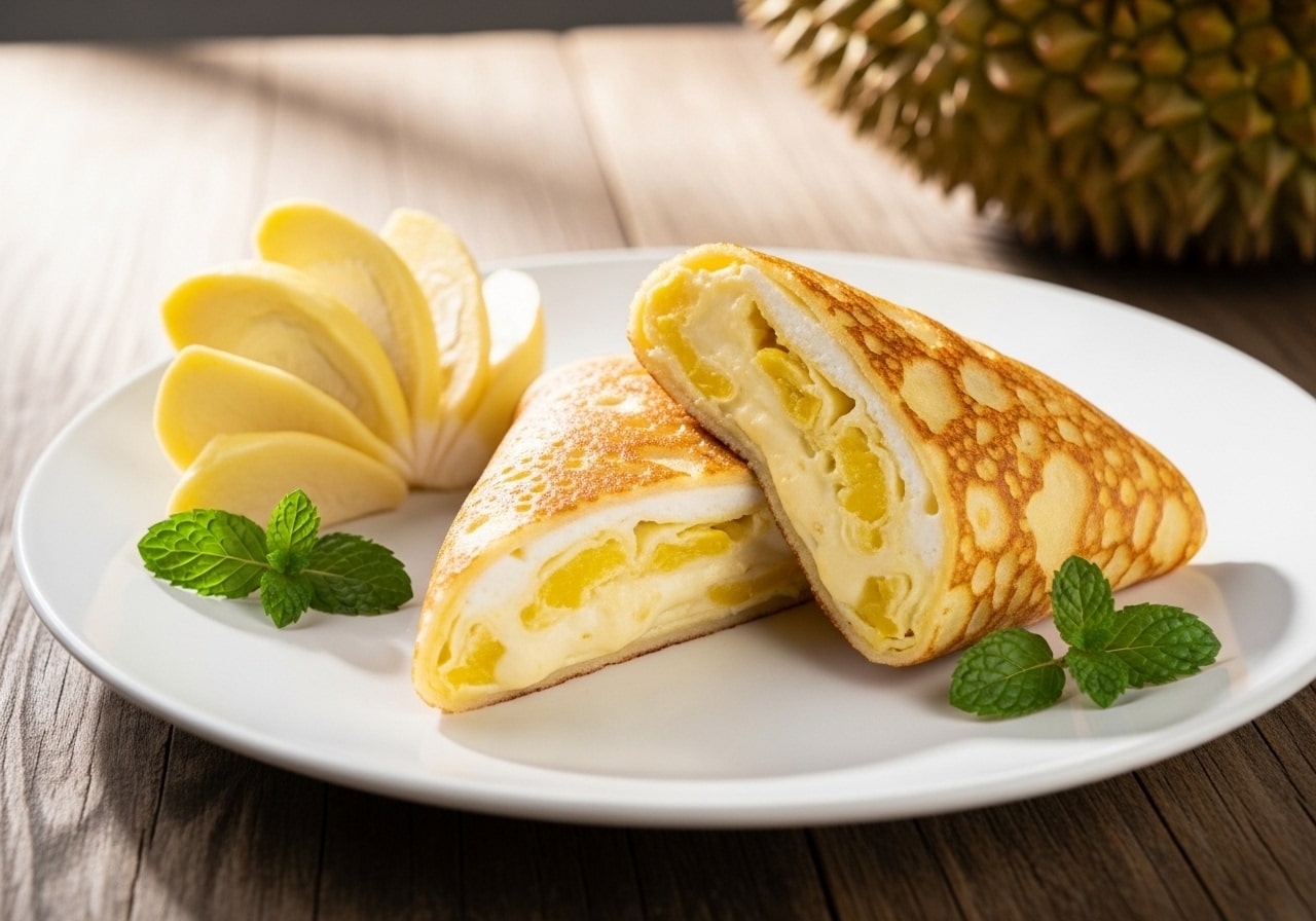 1 Cái Bánh Crepe Sầu Riêng Bao Nhiêu Calo? Ăn Sao Không Lo Béo