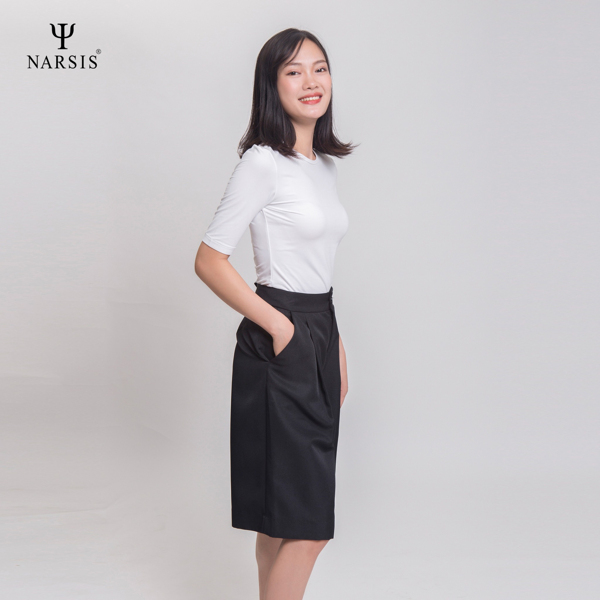 QUẦN NỮ P0008 NARSIS VẢI KAKI BỀN, THOẢI MÁI, THỜI TRANG, PHONG CÁCH, THỜI TRANG, PHONG CÁCH_thumbnail_1