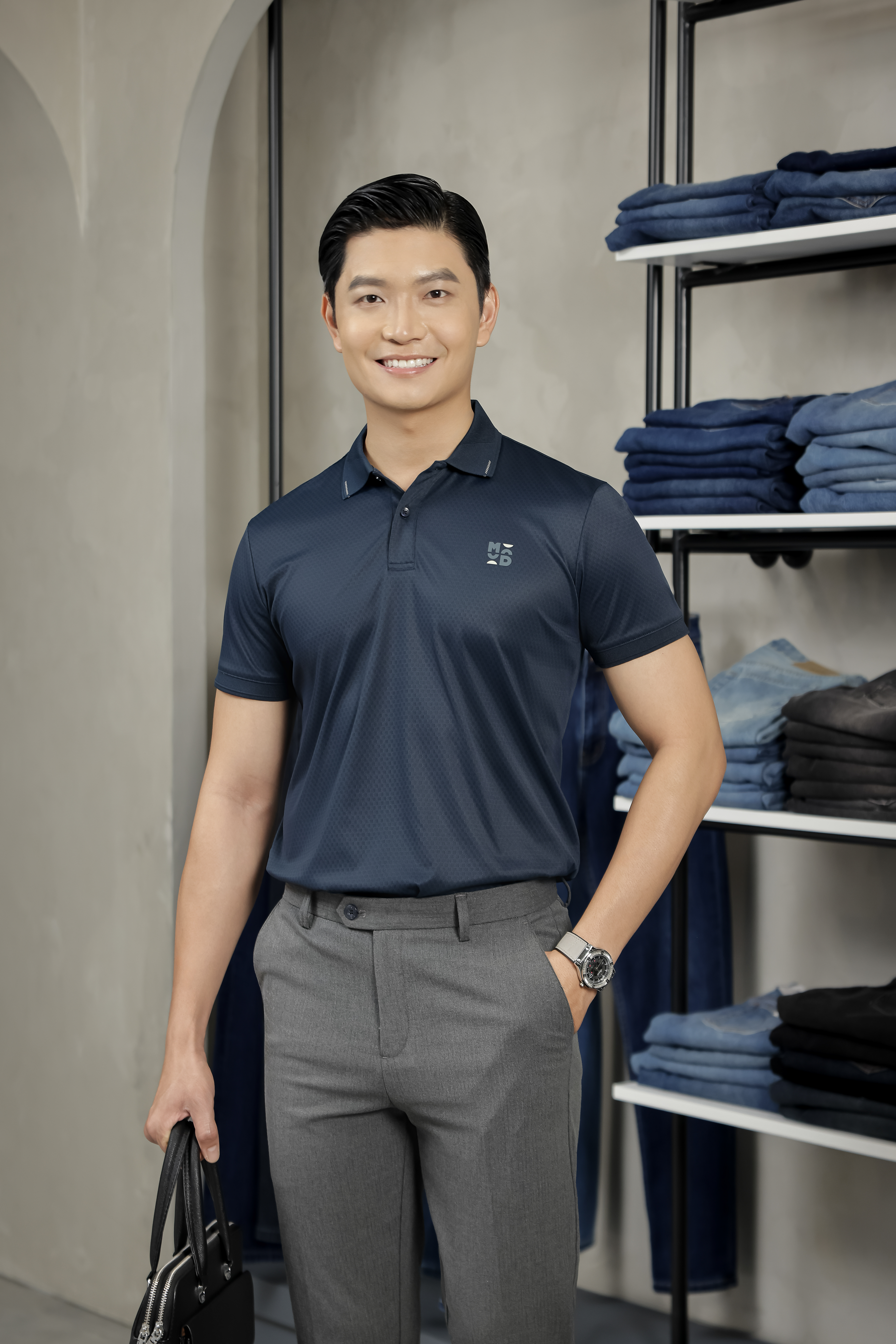 Áo Polo Ép Nổi T07