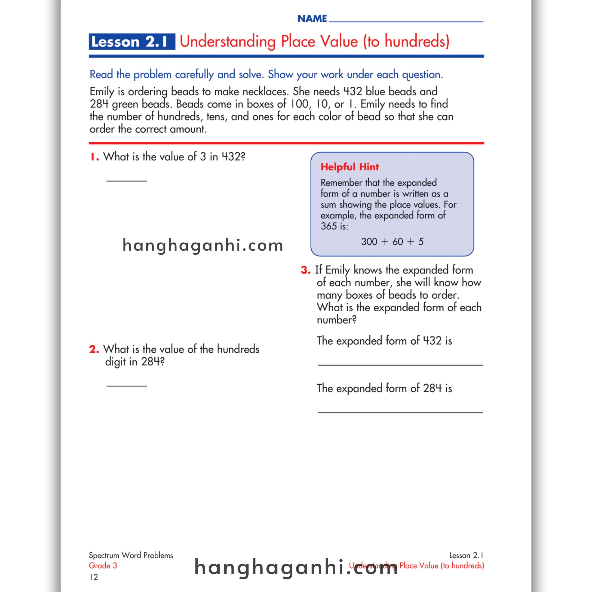 Sách Spectrum Word Problems Workbook Grade 3_thumbnail_10
