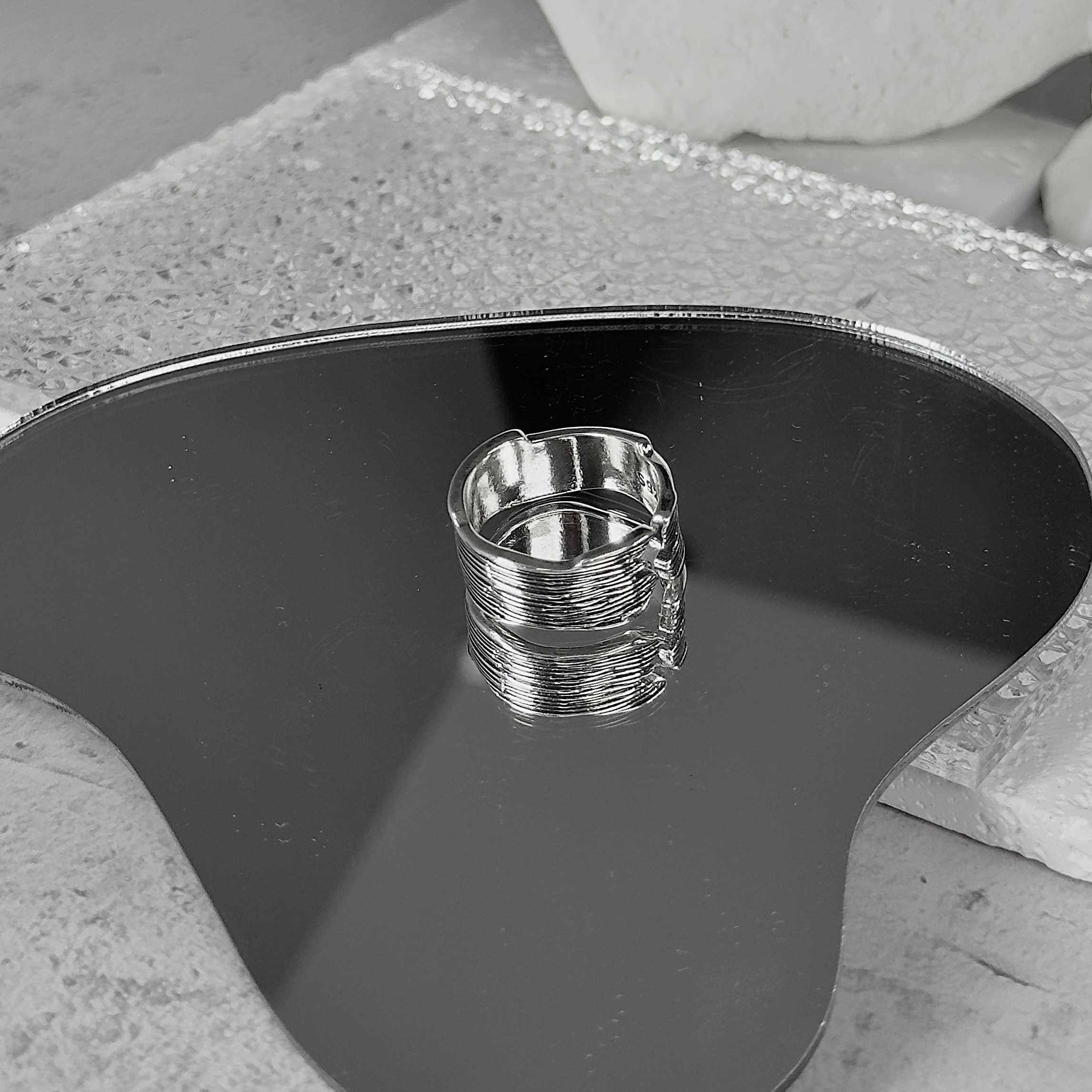 Nhẫn Ash - Sọc Ngang