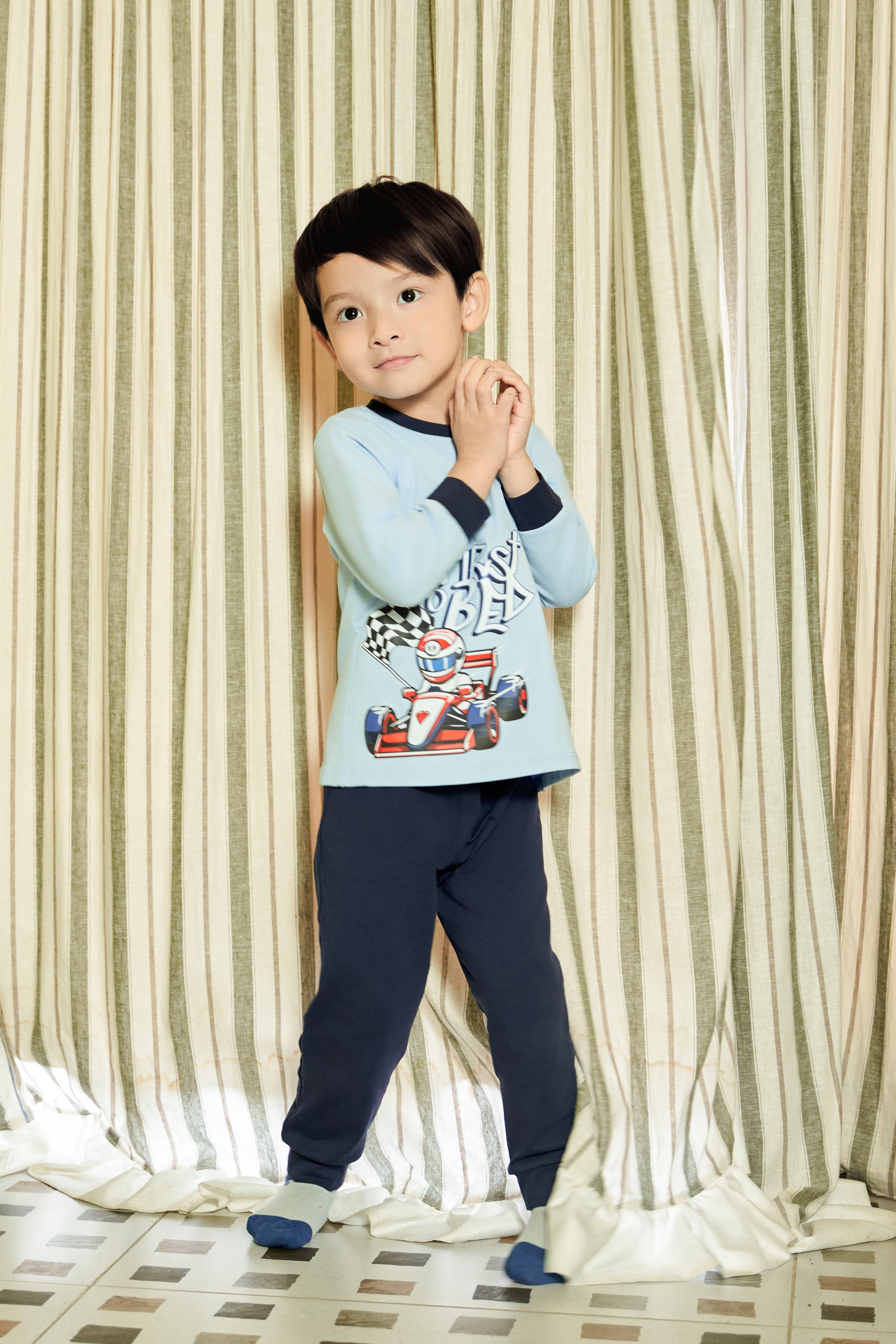 Bộ thun dài phối màu bo in hình_thumbnail_10