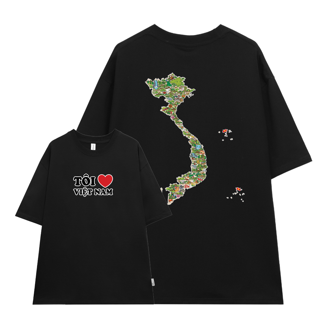 Áo thun local brand Việt Nam tôi yêu Miucho BST cổ tròn vải cotton 4c 220gsm thoáng mát in mix_thumbnail_7