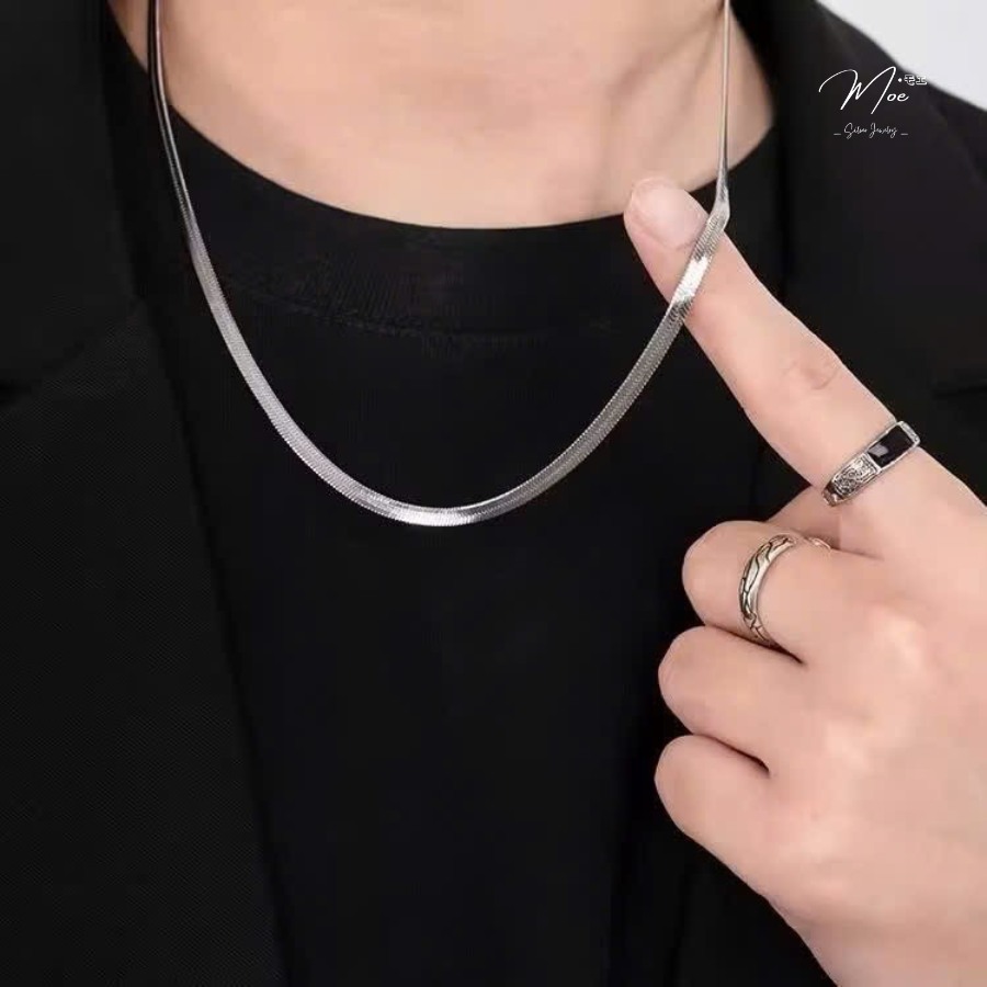 DN47 - Dây chuyền nam lụa bản dẹt 4mm_thumbnail_3