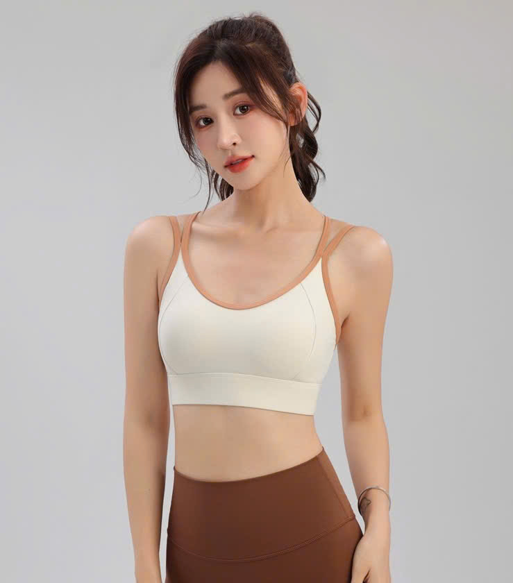 Áo Lót Thể Thao Tập Gym Yoga Nữ Yumiisport Áo Bra Hai Dây Cài Khoá Phối Màu Nâng Ngực Không Gọng Vải Co Giãn Sẵn Mút_thumbnail_18