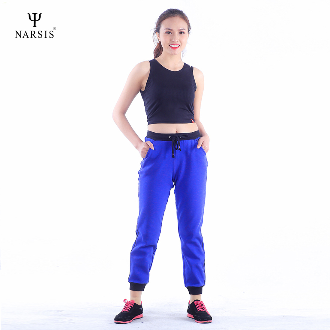 QUẦN JOGGER NỮ P7036 NARSIS CHẤT LIỆU THOÁNG MÁT, DỄ CHỊU, THOẢI MÁI CẢ NGÀY, DỄ VẬN ĐỘNG_thumbnail_1