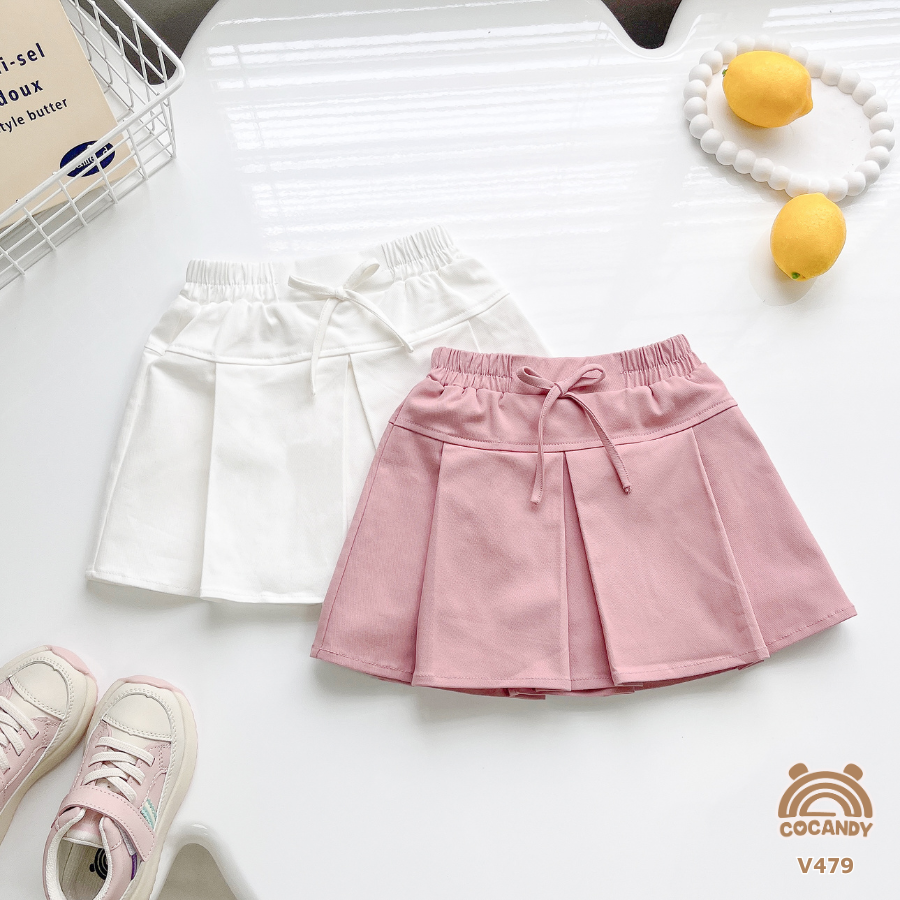 Chân váy HỒNG xếp ly phối nơ_thumbnail_4