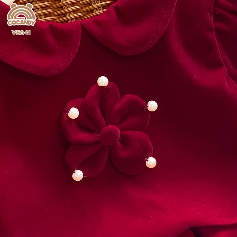 Váy nhung dài ĐỎ Rosy_thumbnail_3