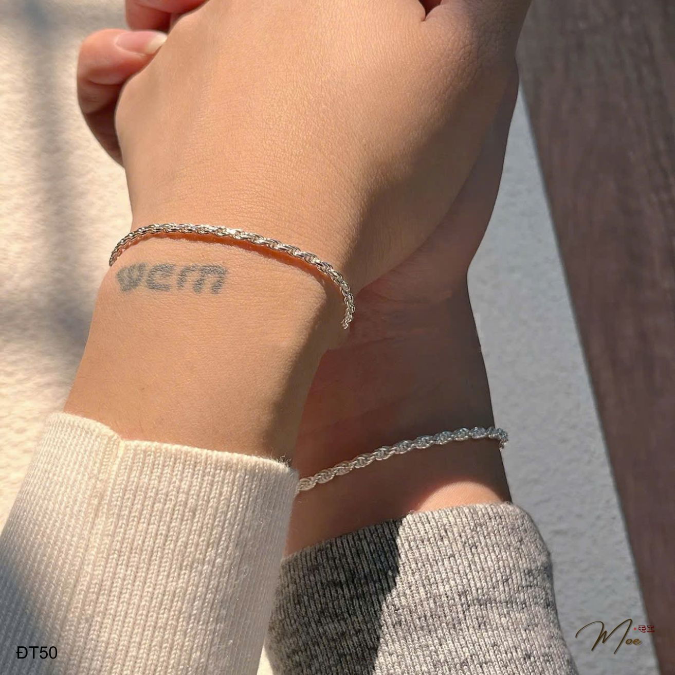 ĐT50 - Lắc tay đôi xoắn kép vô cực (mix charm treo)_thumbnail_3