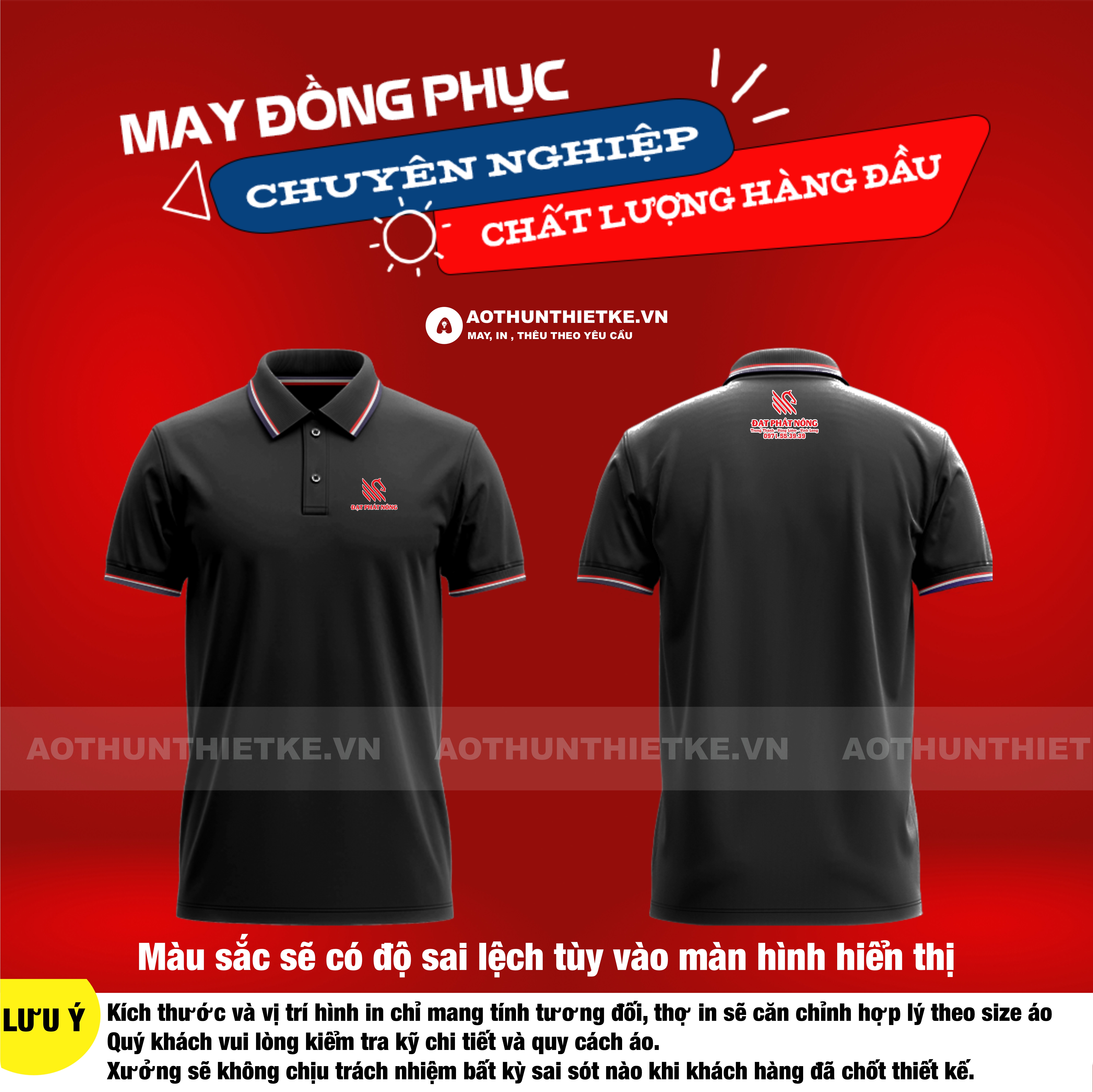 Áo Đồng Phục Công Ty Đạt Phát Nông