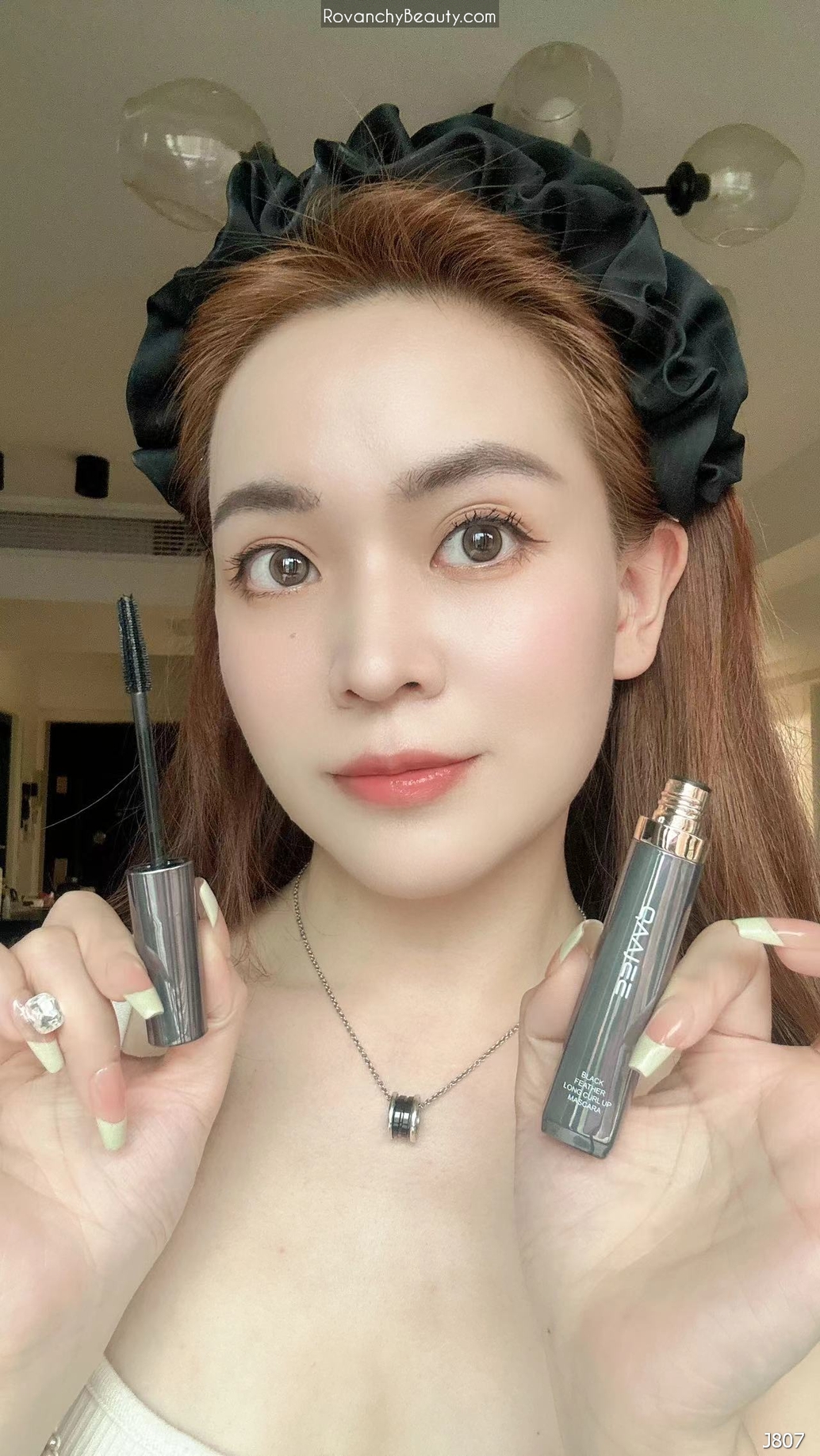 Mascara QAAJEE J807 - Làm Dài Và Cong Mi, Chống Trôi, Bền Màu Suốt 24H_thumbnail_22