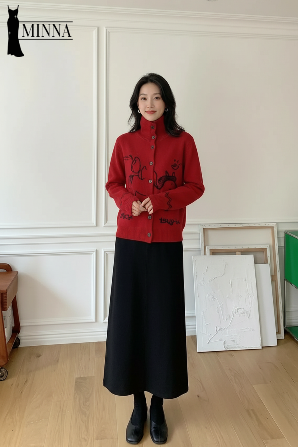 Artistic Knit Cardigan - MA051_thumbnail_2