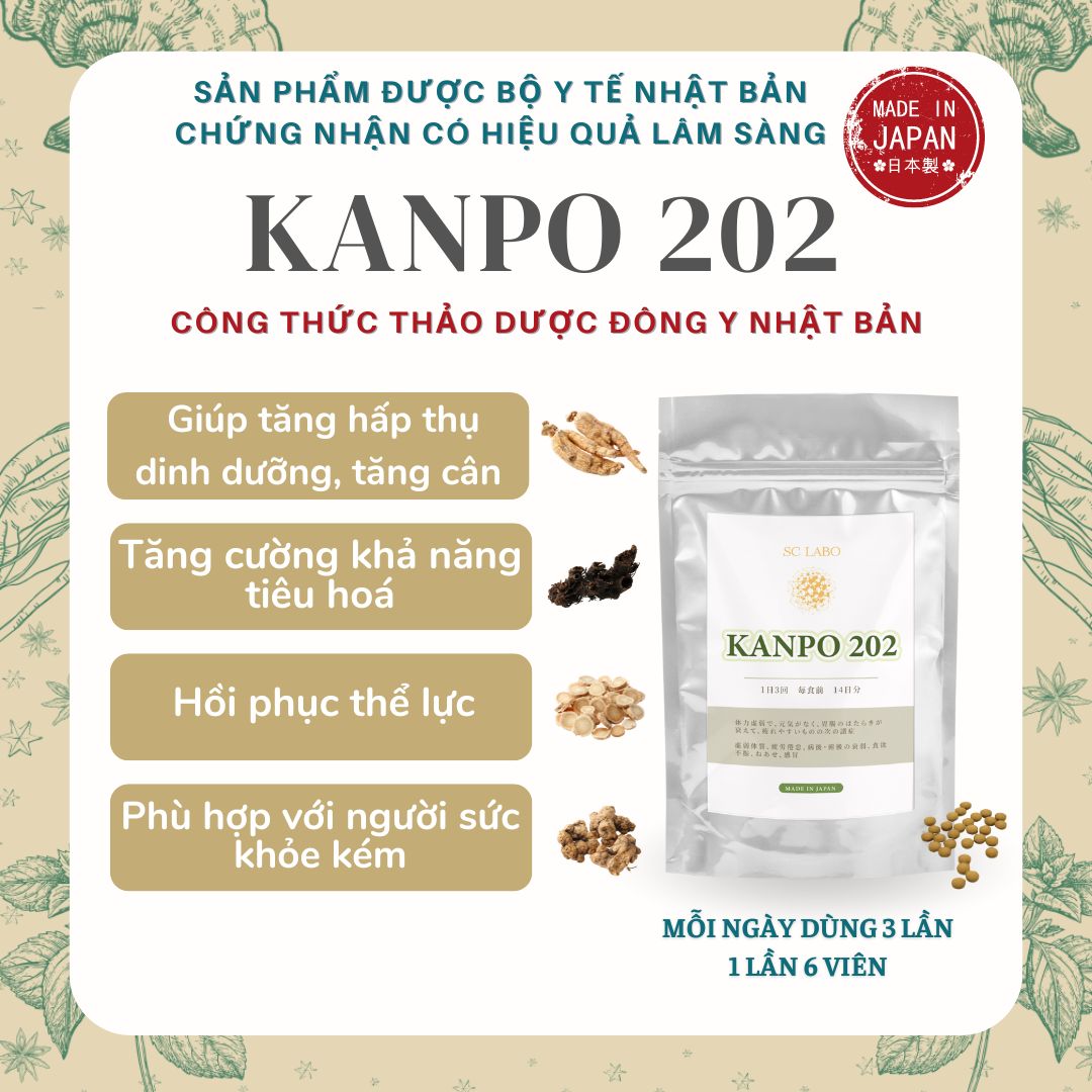 KANPO 202 – Bổ Trung Ích Khí Thang