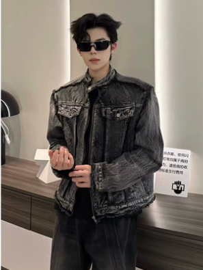 Áo Khoác Jeans Phong Cách Tối Giản_thumbnail_1