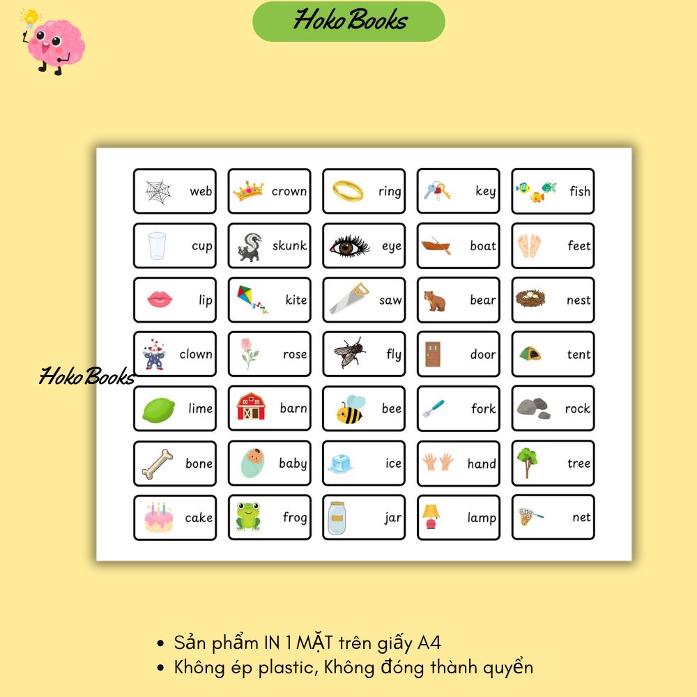 HL58 Học liệu Bài tập đếm hình, tạo thành câu, học Toán, Tiếng Anh sáng tạo Hokobooks_thumbnail_5