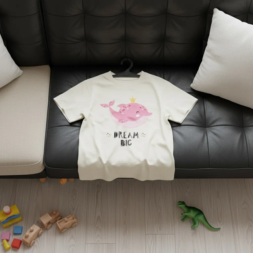 Áo thun bé trai bé gái Dream Big Kado 3225 form rộng_thumbnail_6