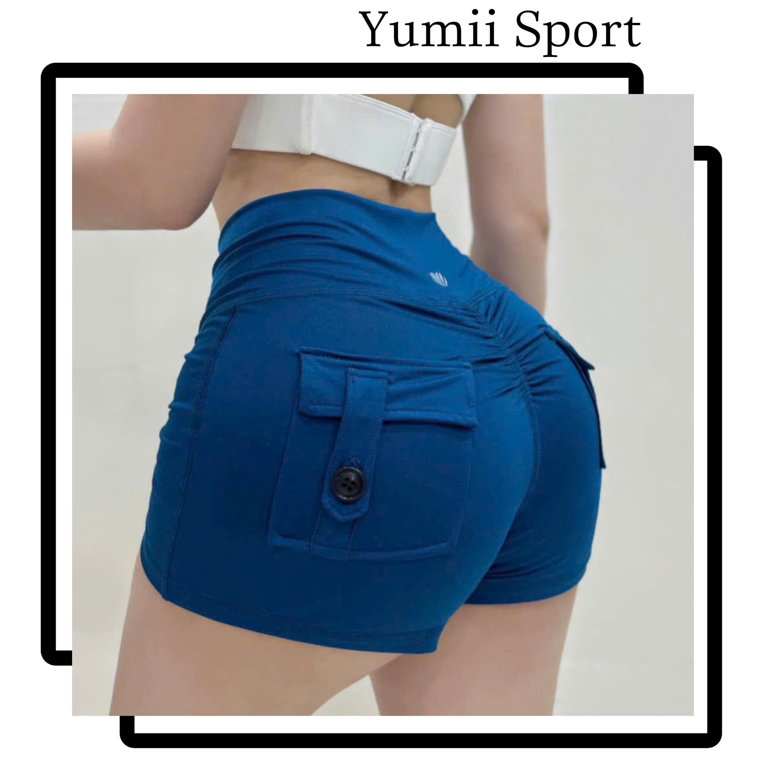 Quần Đùi Thể Thao Túi Hộp, Dáng Ôm Body, Có Chun Mông Hack Dáng_thumbnail_2