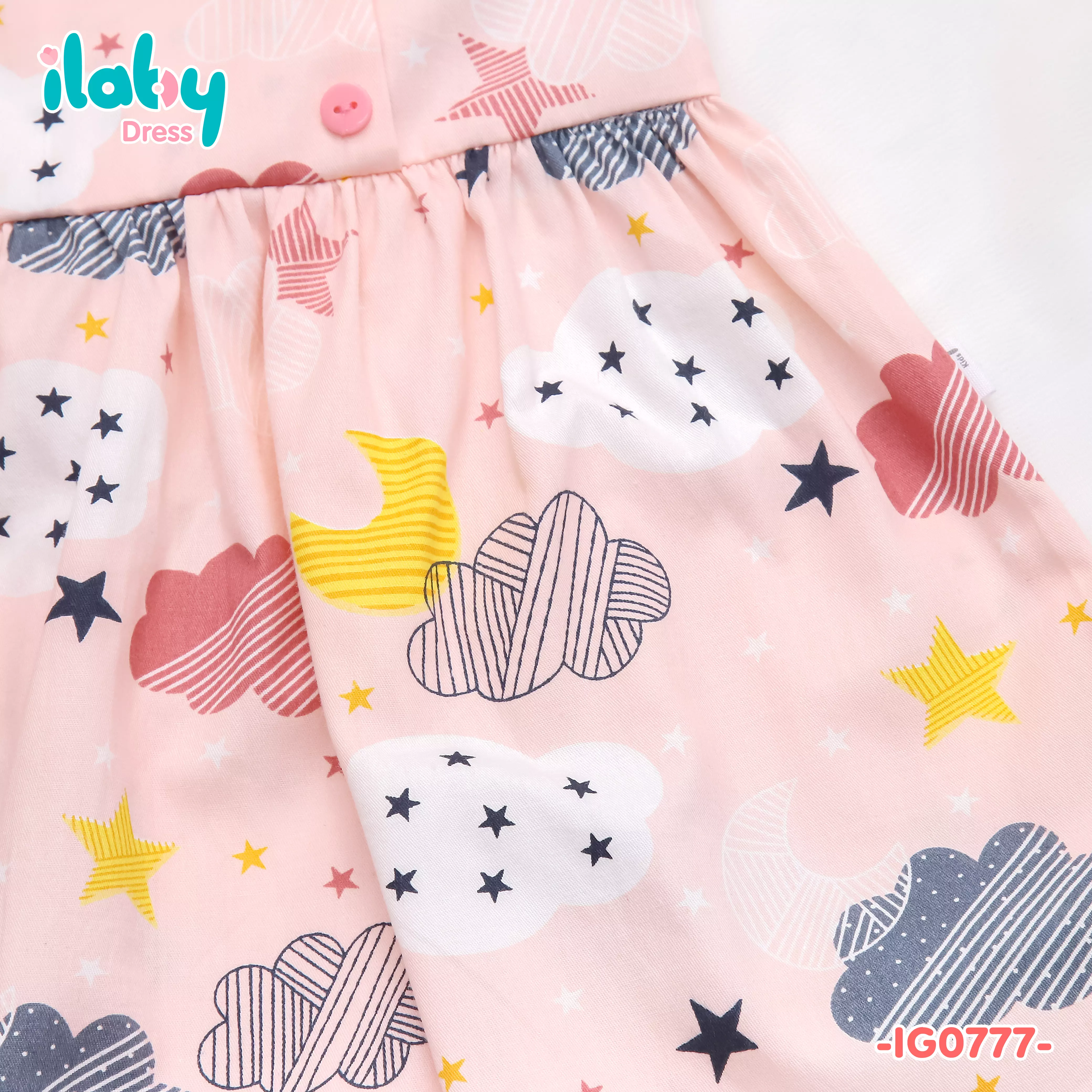 Váy họa tiết hai hàng cúc_thumbnail_5