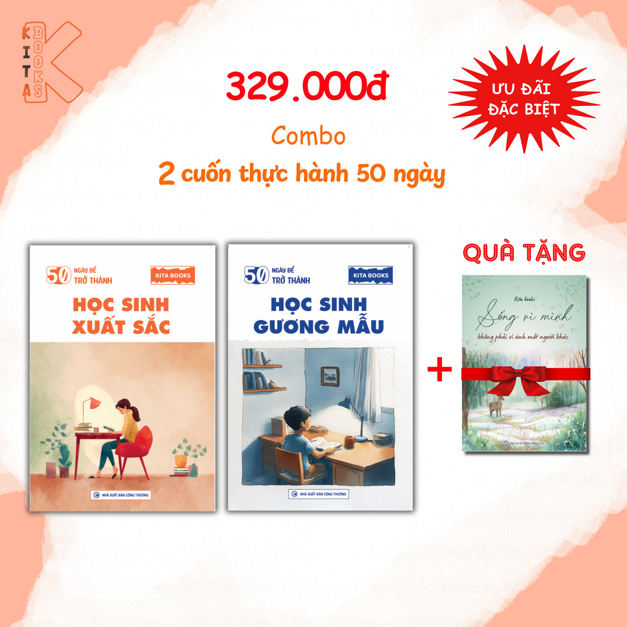 Combo 2 cuốn 50 Ngày Xuất Sắc & Gương Mẫu TẶNG 1 cuốn SVM