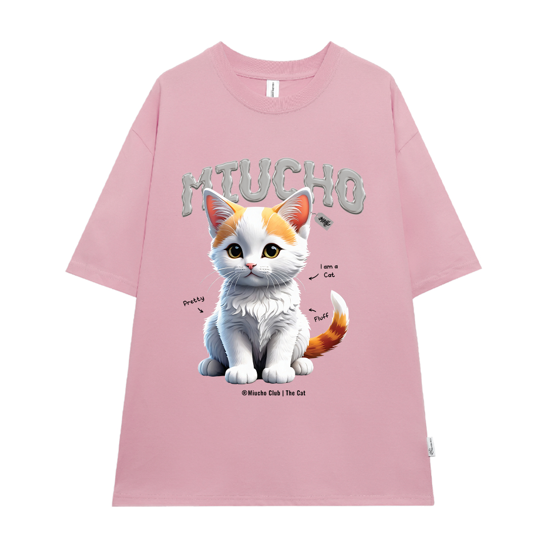 Áo thun form rộng 12 con giáp tuổi Mão ATD1244 Miucho tay ngắn cổ tròn in mix_thumbnail_12