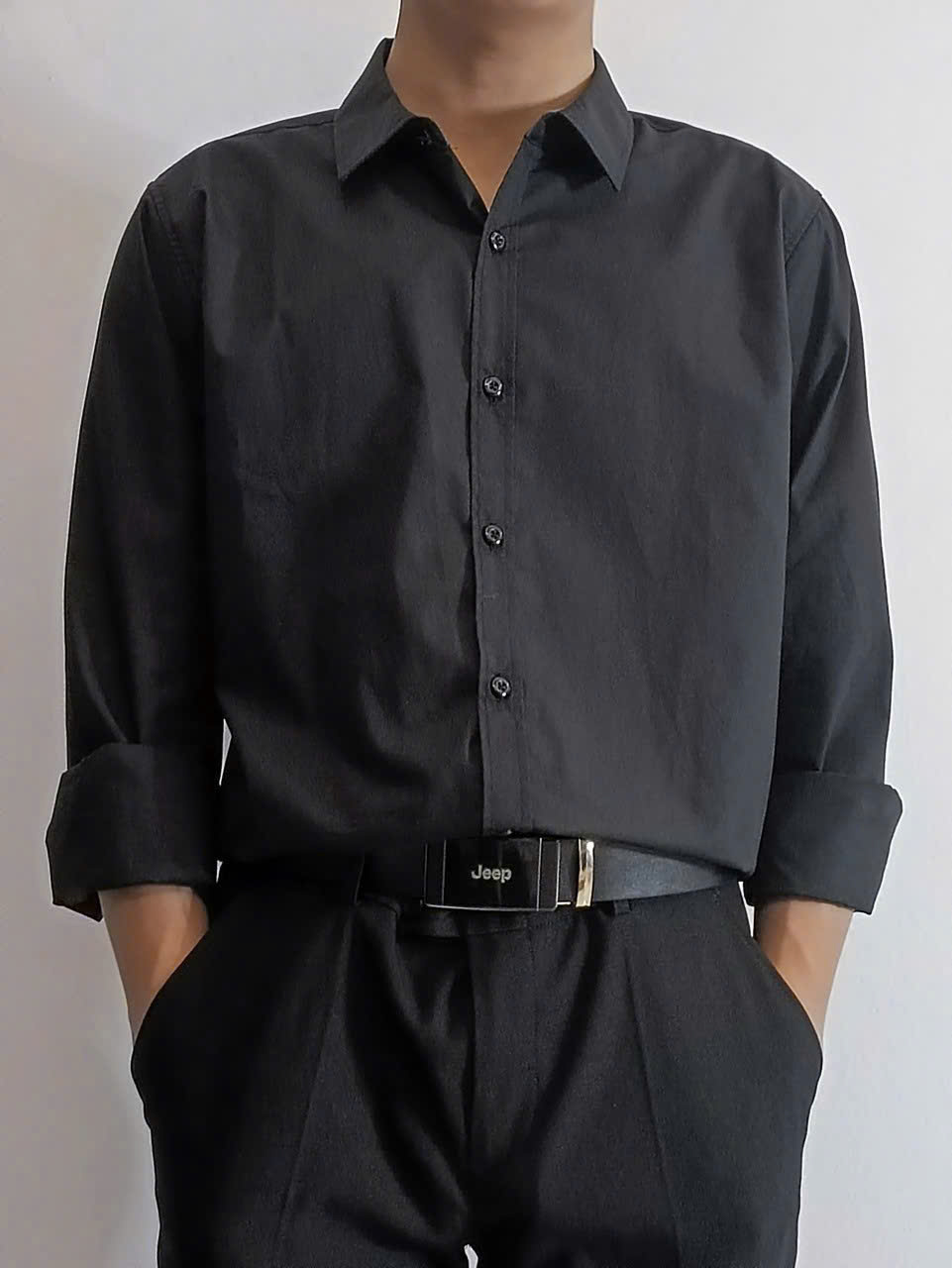 Áo somi tay dài đen nam_thumbnail_4