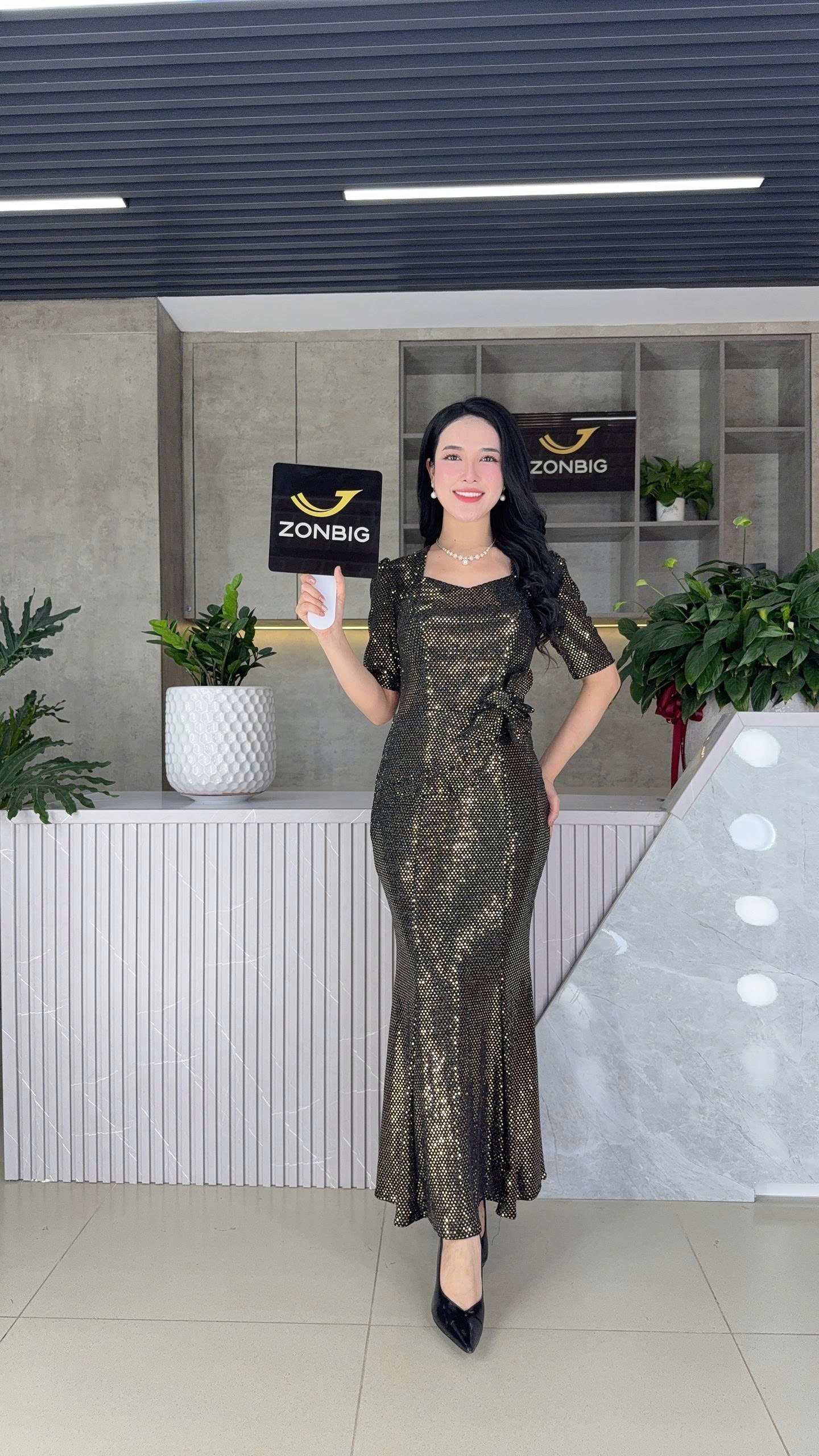 Đầm đuôi cá - Y2066 - Thương hiệu Zonbig