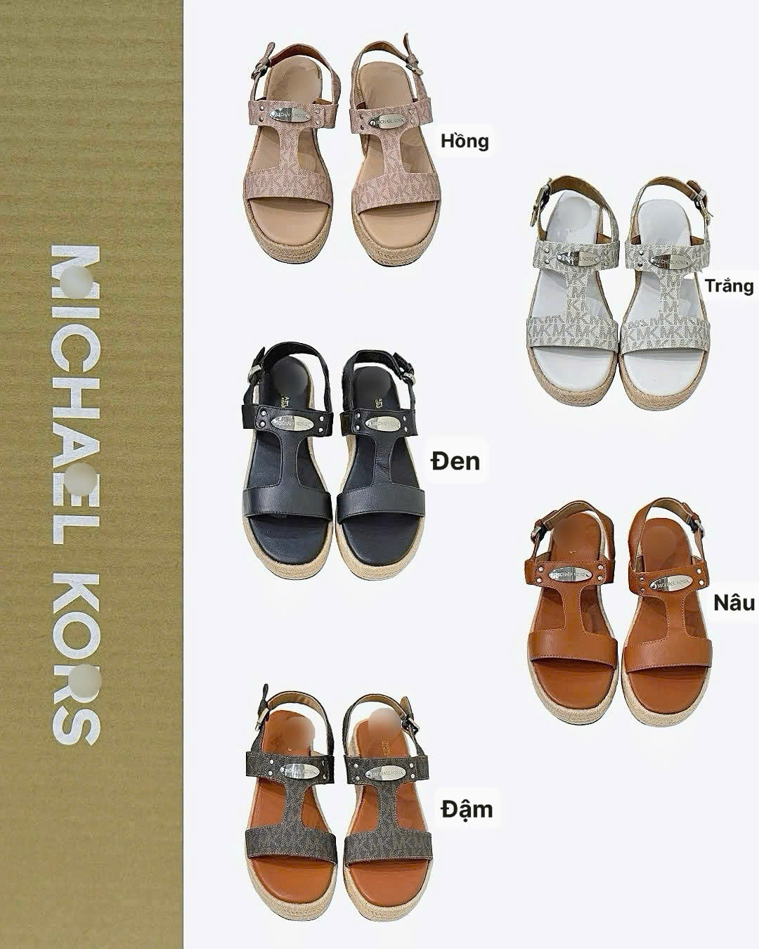 S233 SANDANL ĐẾ XUỒNG 5 MÀU