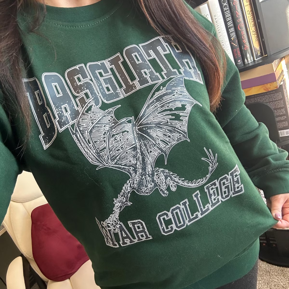 Skyborne Academy Sweatshirt – Bookish Fantasy Two-Sided Design_thumbnail_8