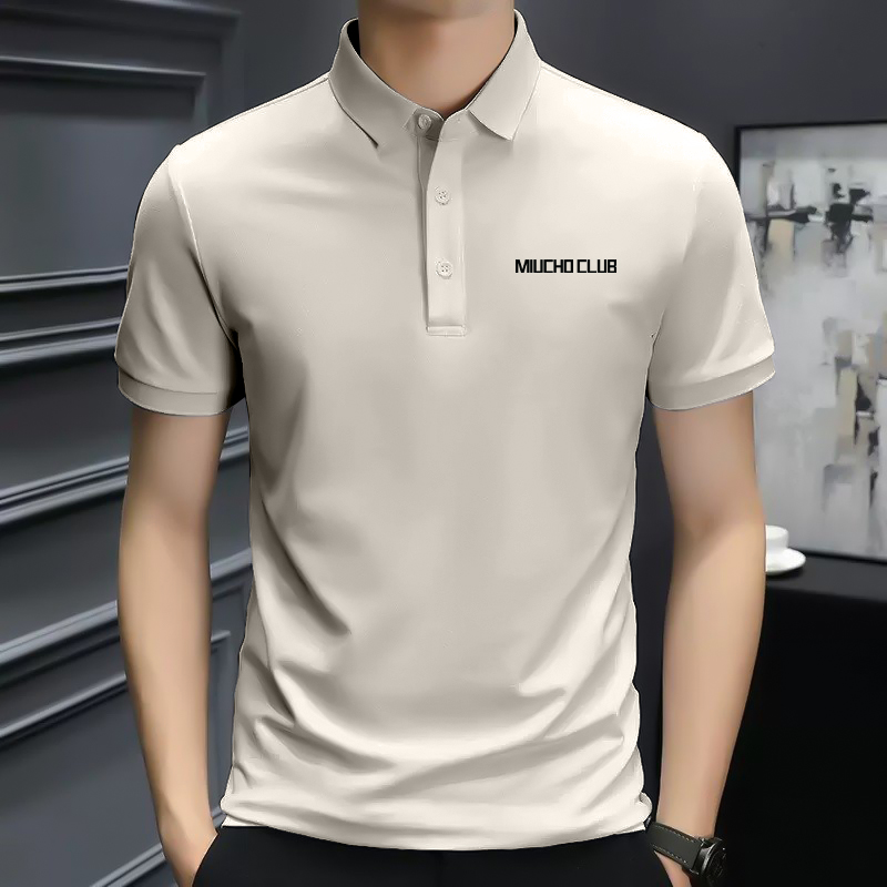 Áo polo nam form vừa vải cá sấu đứng form PLCSD1648 Miucho Iconic in typography_thumbnail_5