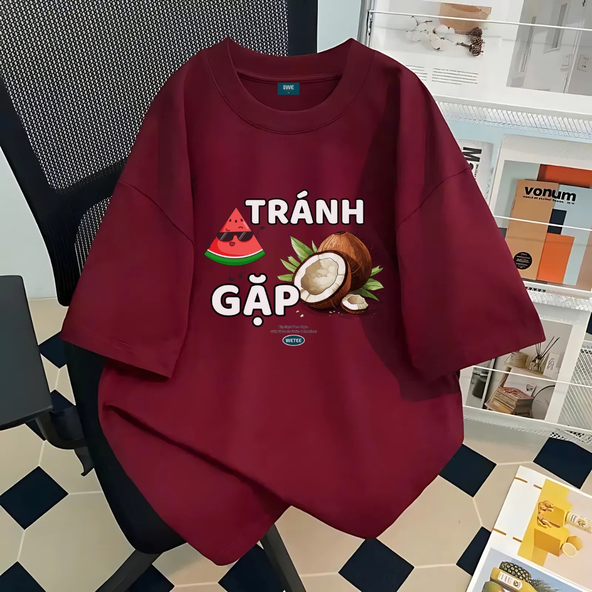 Áo thun oversize "BST Trái Cây" thành ngữ tục ngữ unisex nam nữ local brand We Tee - T035 T035