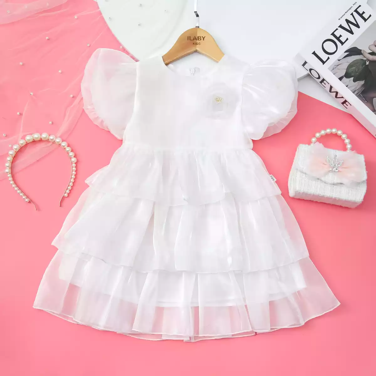 Váy organza 3 tầng cài hoa_thumbnail_7