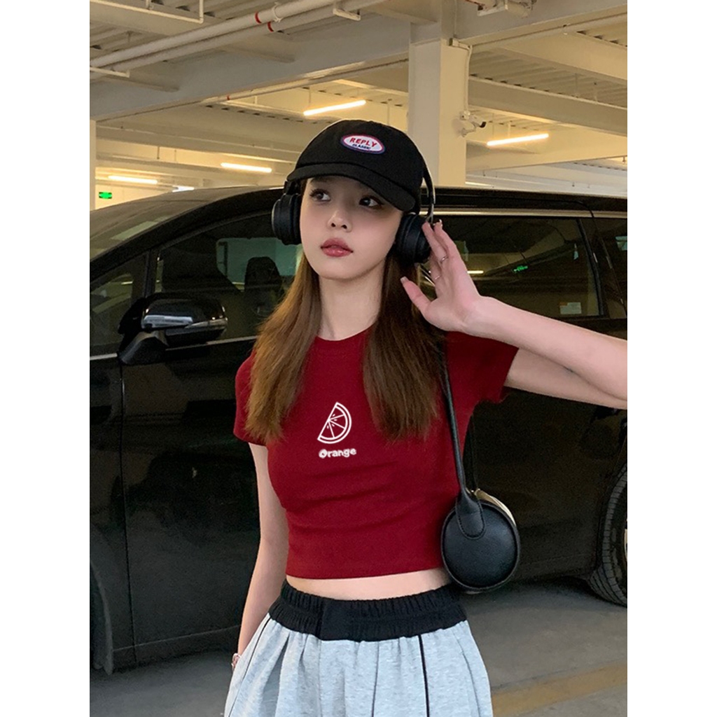 Áo croptop nữ form ôm -Áo thun kiểu dáng ngắn croptop LOZA G0113_thumbnail_4