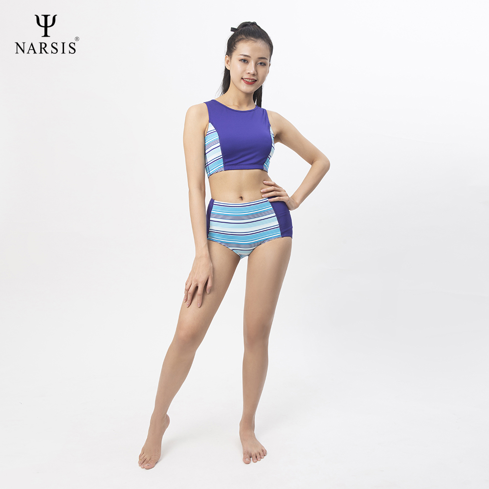 BỘ BƠI NỮ A0002 NARSIS CHẤT LIỆU THOÁNG MÁT, DỄ CHỊU, THOẢI MÁI CẢ NGÀY, DỄ VẬN ĐỘNG_thumbnail_2