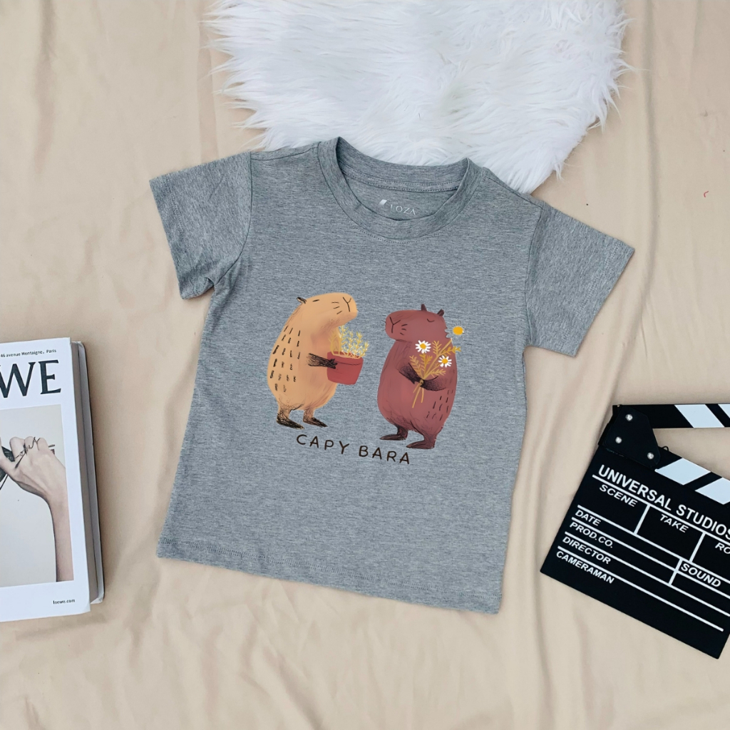 Áo thun trẻ em in hình Capybara - Loza Kids G0201_thumbnail_9