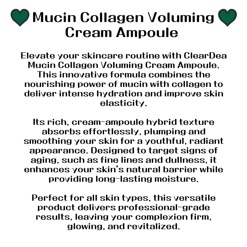 ClearDea Mucin Collagen Voluming Cream Ampoule 4ml_thumbnail_4