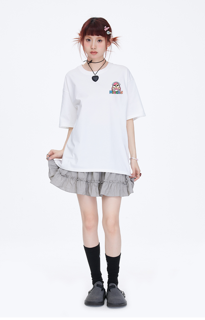 Áo thun CRY BABY nhiều màu ATD1334 Miucho form rộng vải cotton in mix_thumbnail_2