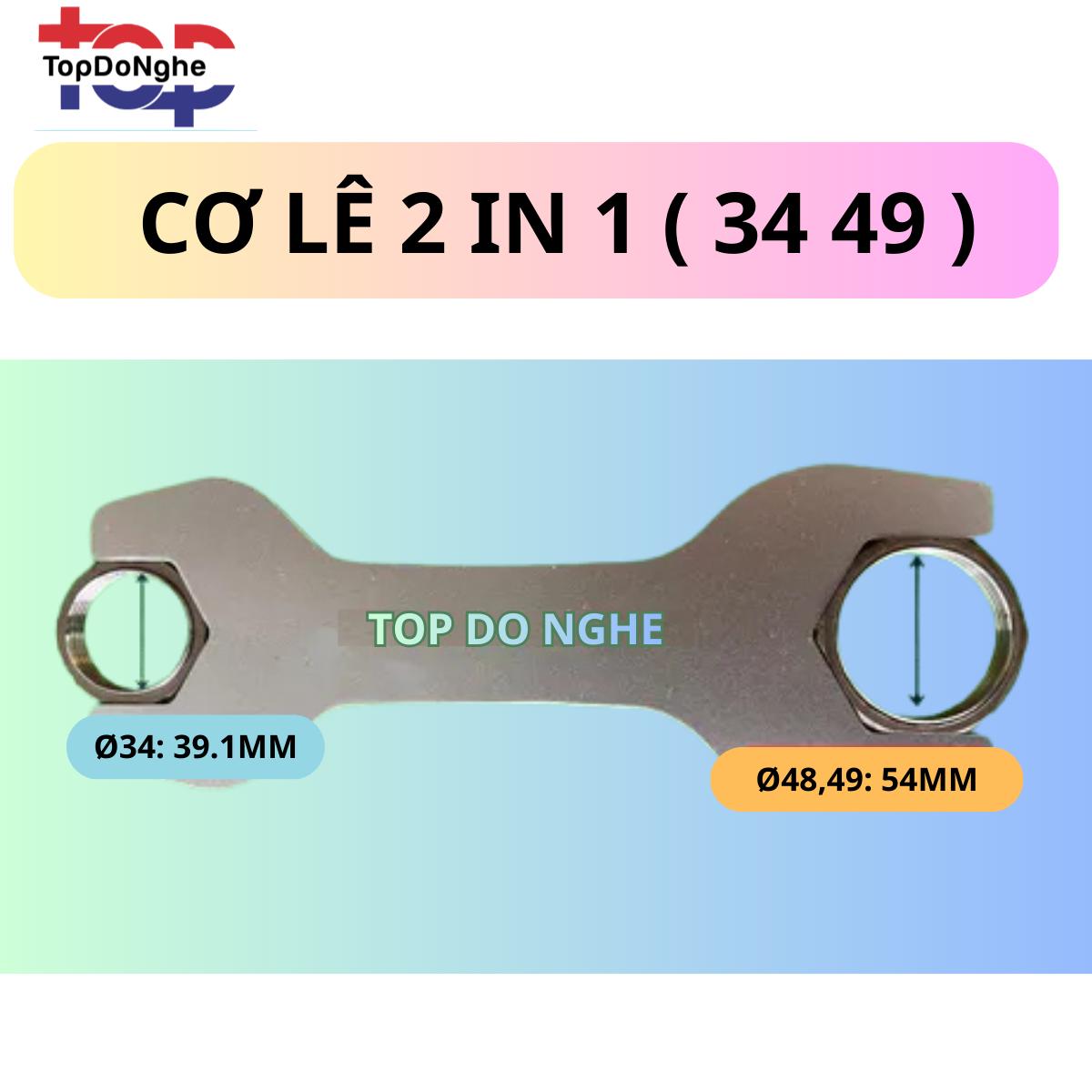 Cờ Lê Vặn Rốn Téc Bồn Nước Đa Năng 2in1 3in1 4in1 27 34 42 48 49 cho thợ điện nước sửa chữa