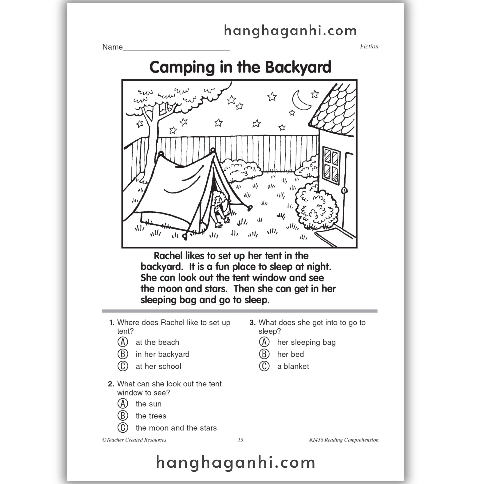 Reading Comprehension Grade 1 Teacher Created Resources, sách đọc hiểu lớp 1_thumbnail_15