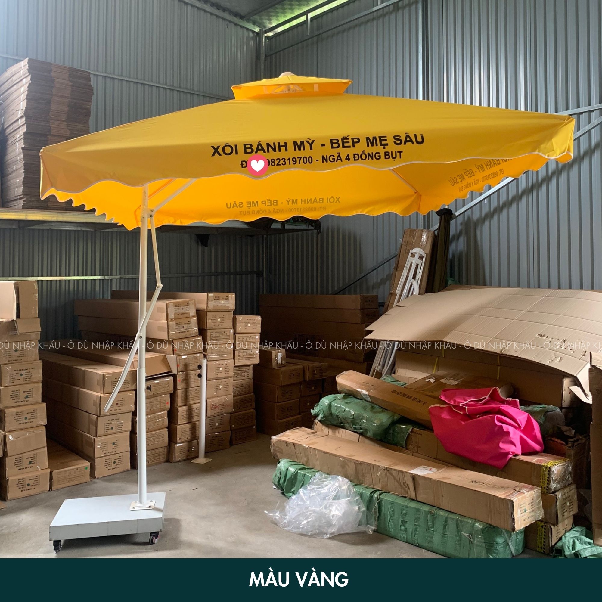 Dù lệch tâm vuông 2m5 nhập khẩu – Vải chống thấm PU, khung thép sơn tĩnh điện, bảo hành 1 năm_thumbnail_5