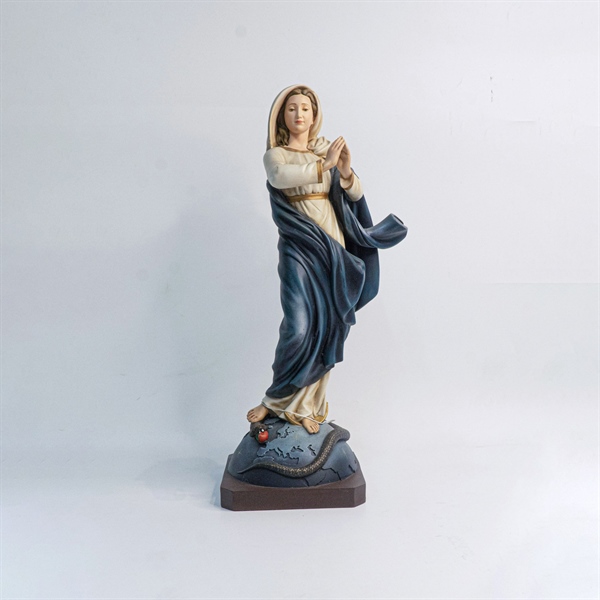 Tượng Đức Mẹ vô nhiễm 50cm màu M1 vẽ tay cao cấp Filumena ✔_thumbnail_2