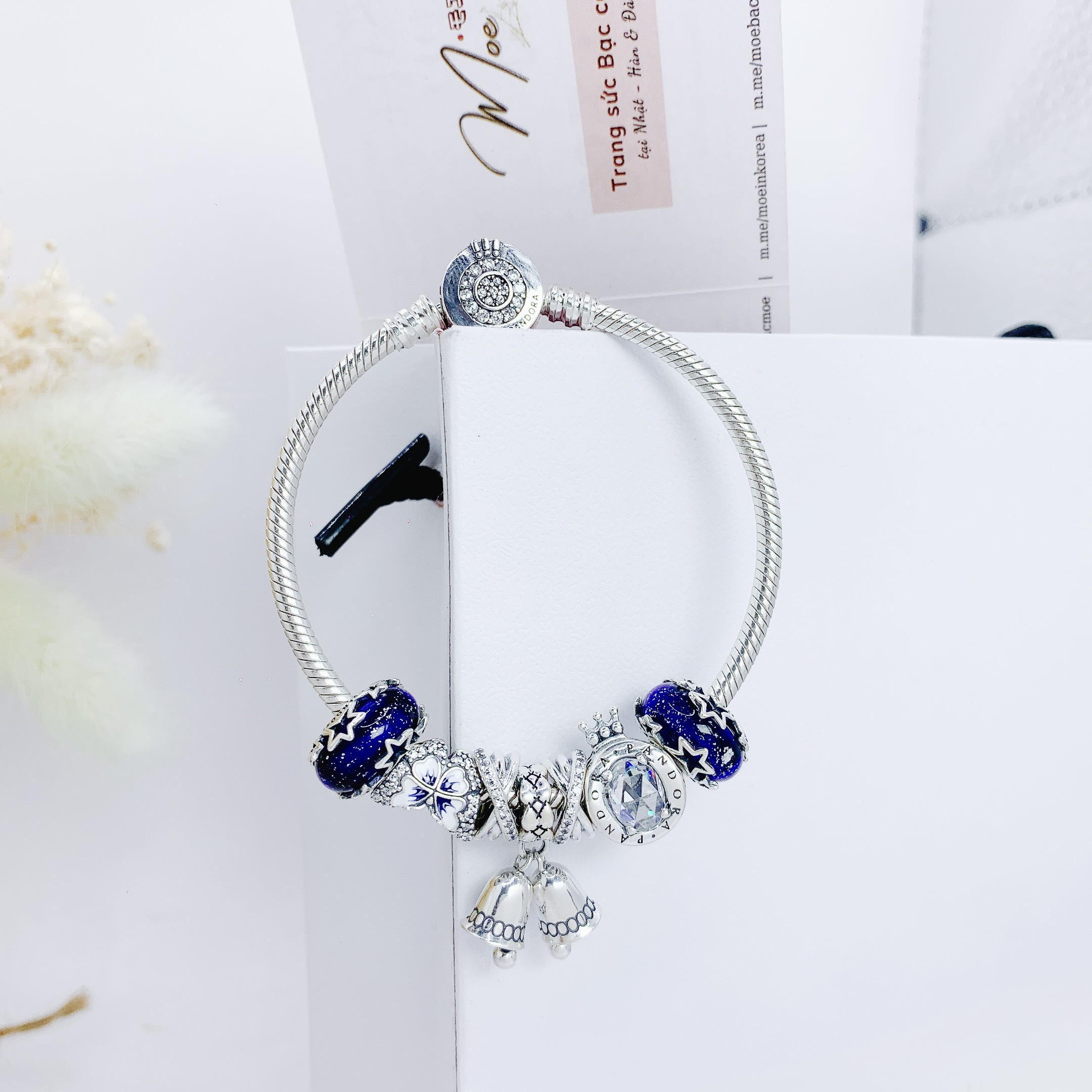 LT568 - Vòng Pandora chuông hồ điệp