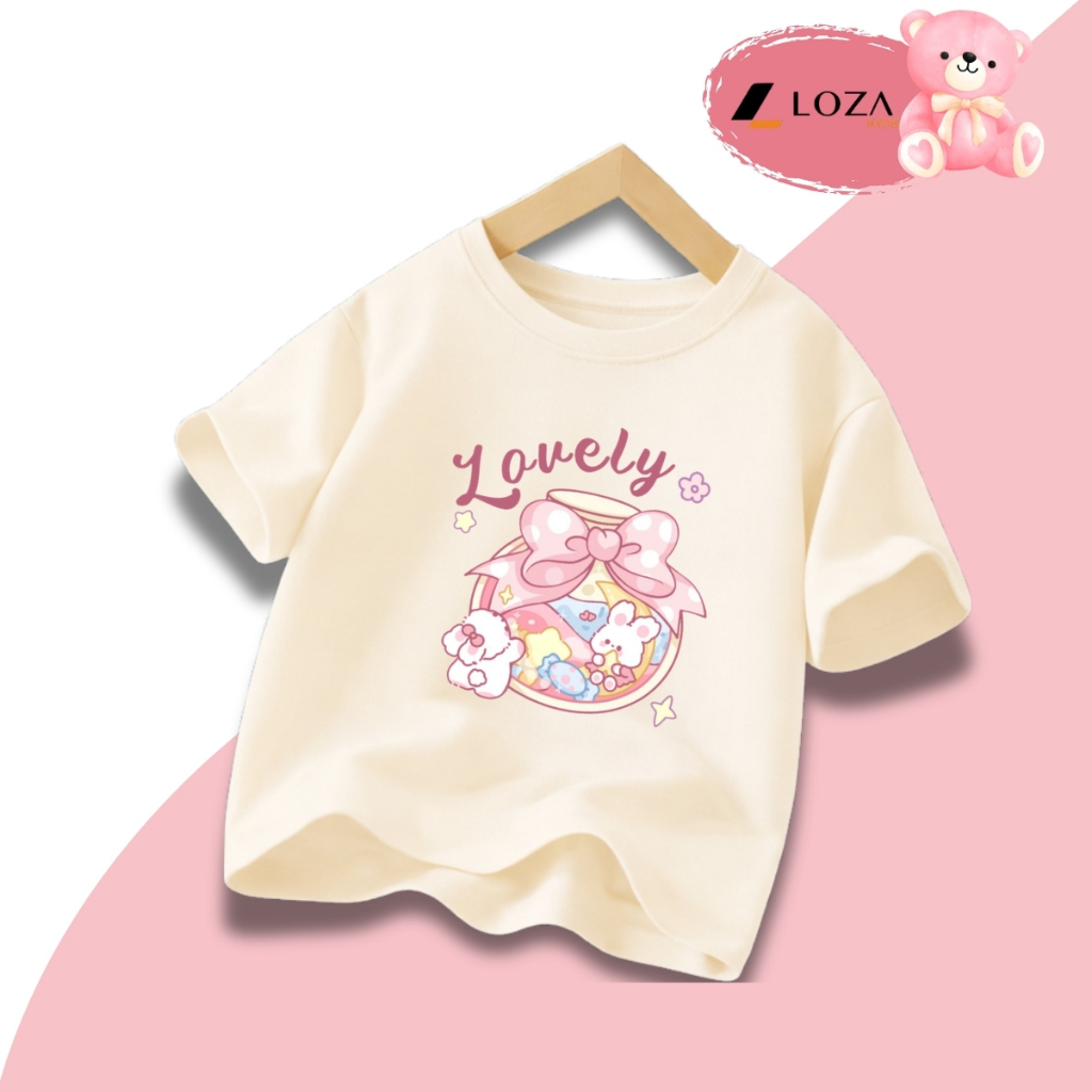 Áo thun bé gái hình nhiều mẫu cute - Loza G0450_thumbnail_4