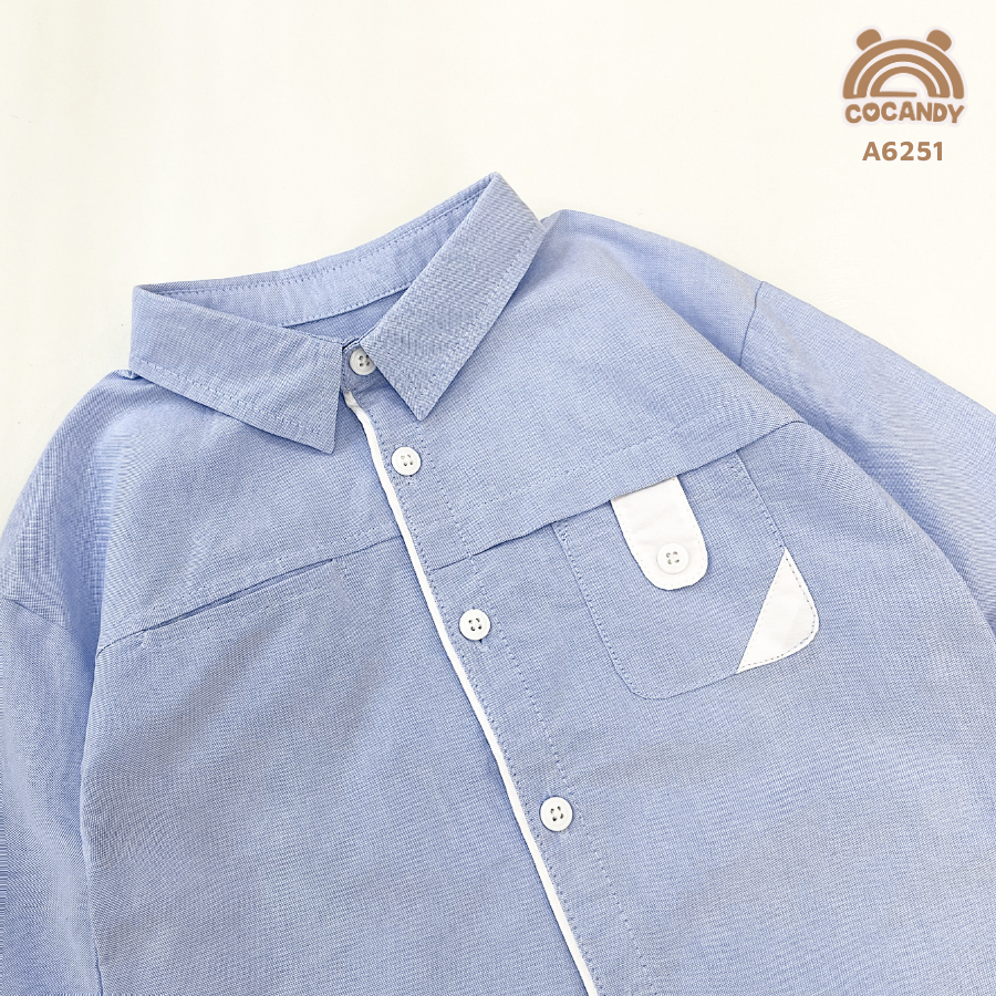 Áo dài XDƯƠNG túi ngực phối TRẮNG cúc_thumbnail_2