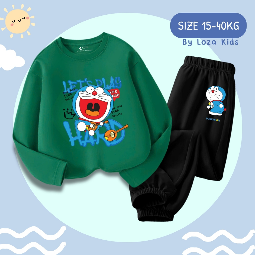 Bộ Thu - Đông bé trai in hình Doraemon - Loza Kids BW445_thumbnail_5